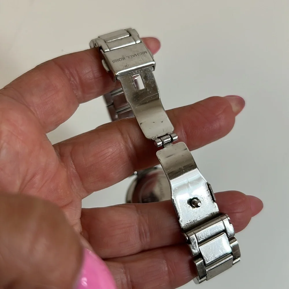Michael Kors Parker Multi Function Silver Ladies Watch